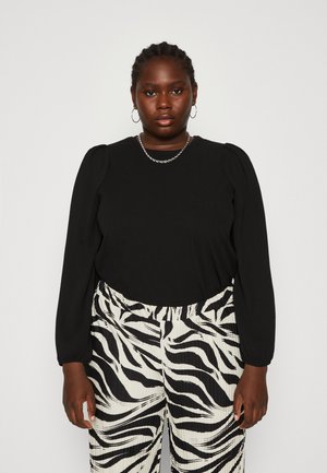 Vero Moda Curve VMCRITH - Μπλούζα με μακριά μανίκια - black