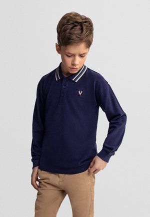 MINOTI 2-PACK WITH COLLAR - Long sleeved top - navy teal