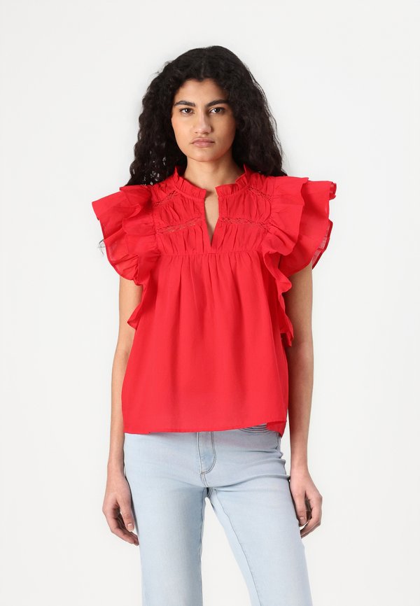 ONLSUNNY LIFE FRILL - Blouse