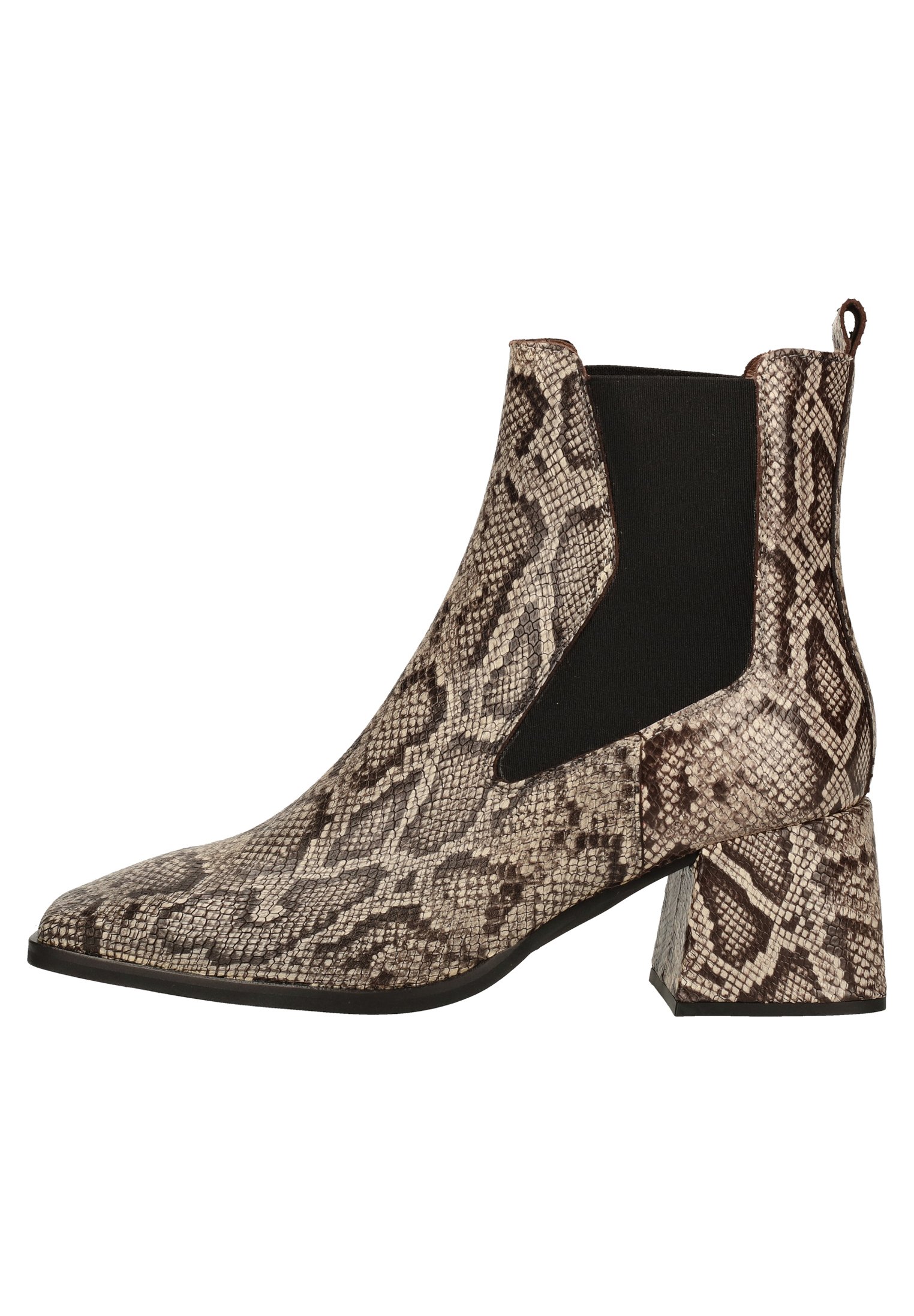 daria snakeskin bootie