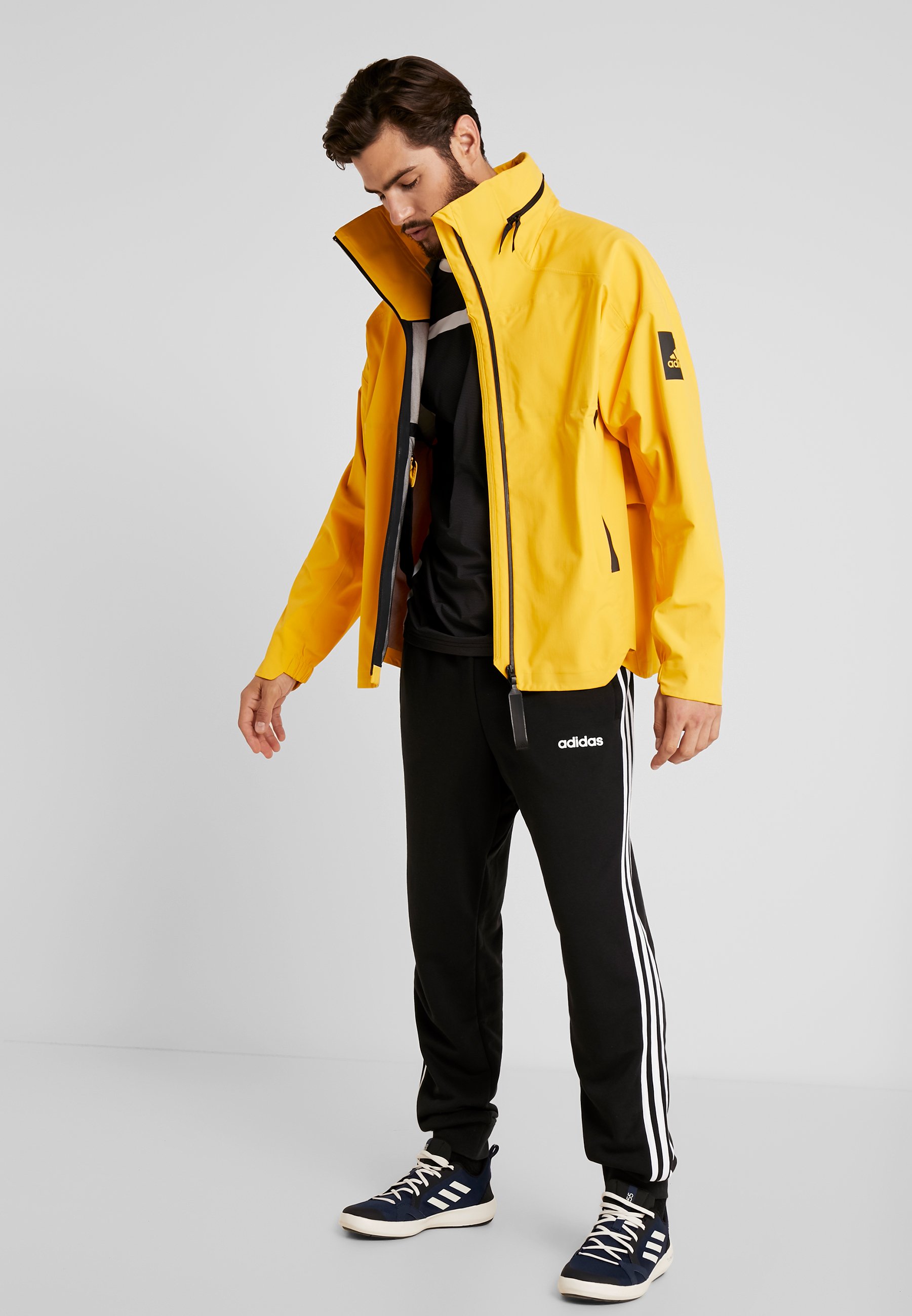 mustard adidas jacket