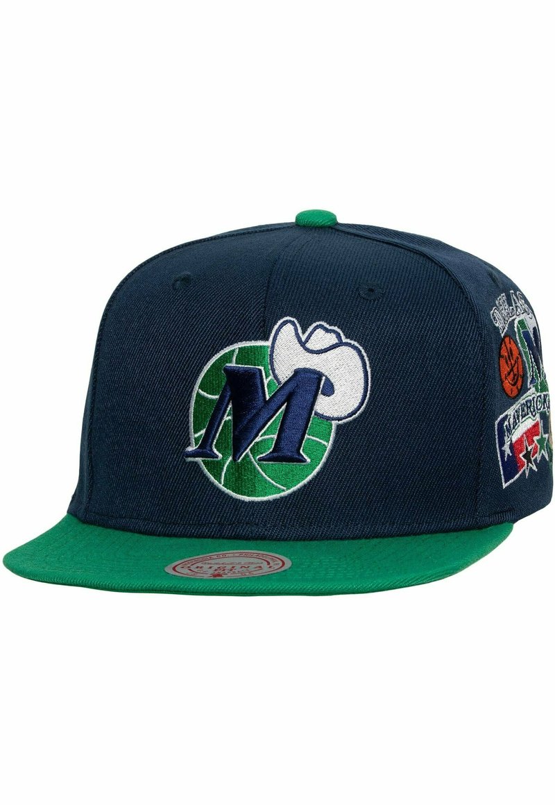 Mitchell & Ness SIDEPATCHES DALLAS MAVERICKS - Gorra - navy