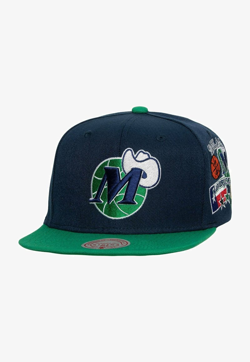 Mitchell & Ness SIDEPATCHES DALLAS MAVERICKS - Gorra - navy