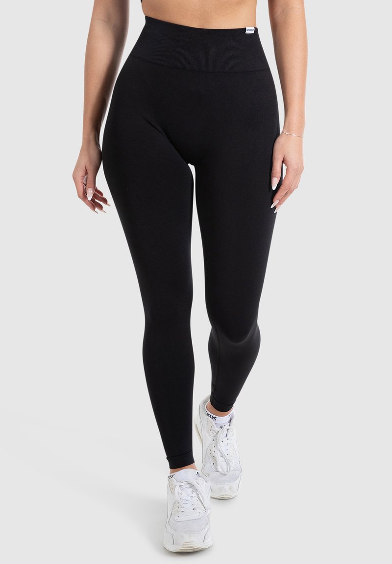 Smilodox SCRUNCH LINA - Leggings - schwarz