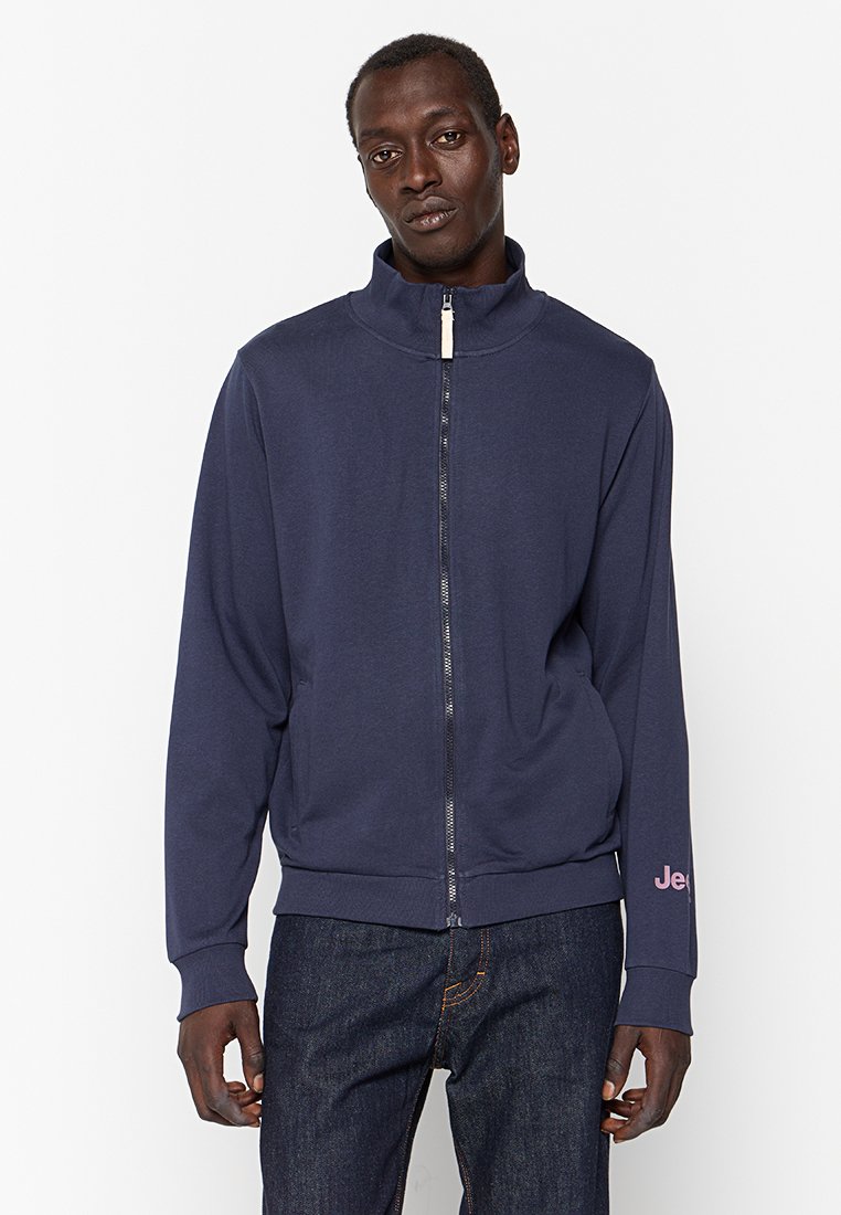 Jeep Sweater met rits donkerblauw