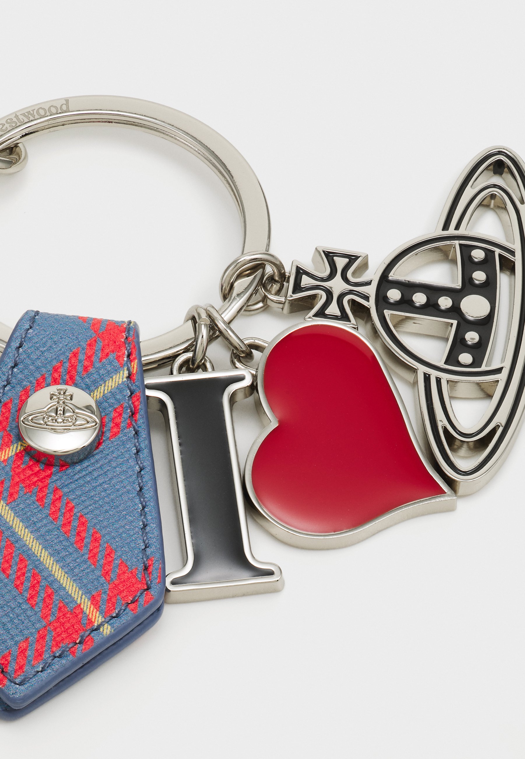 Vivienne Westwood I LOVE ORB KEY - Keyring - blue/orange