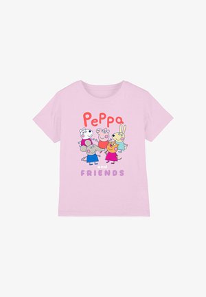 Hasbro, PEPPA PIG FRIENDS OUTLINE - T-Shirt print - pink