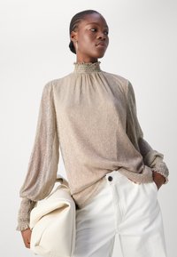 Mos Mosh GLAM BLOUSE - Palaidinė - mourning dove