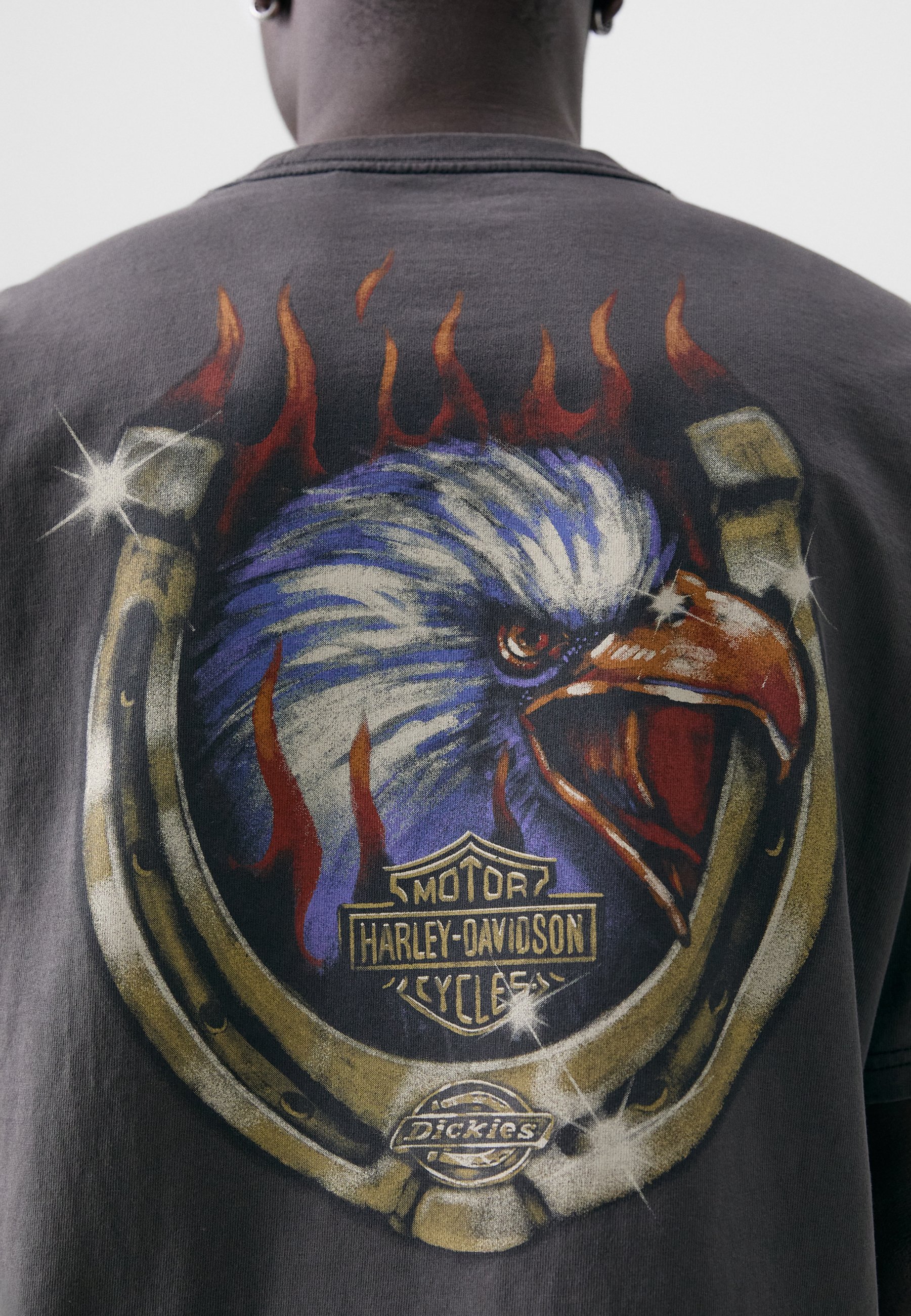 Dickies DICKIES X HARLEY DAVIDSON SS EAGLE TEE - Print T