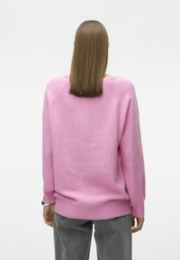Vero Moda VMLEAF - Jersey de punto - fuchsia pink