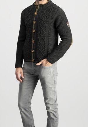 Strickjacke - anthracite