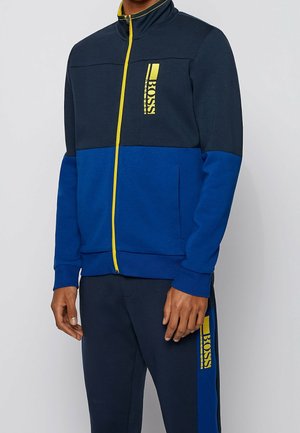 Mikina na zip - dark blue