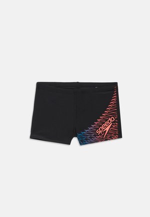 MEDLEY LOGO AQUASHORT UNISEX  - Fürdőnadrágok - anthracite/neon coral