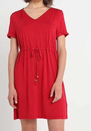 Jerseyklänning - red