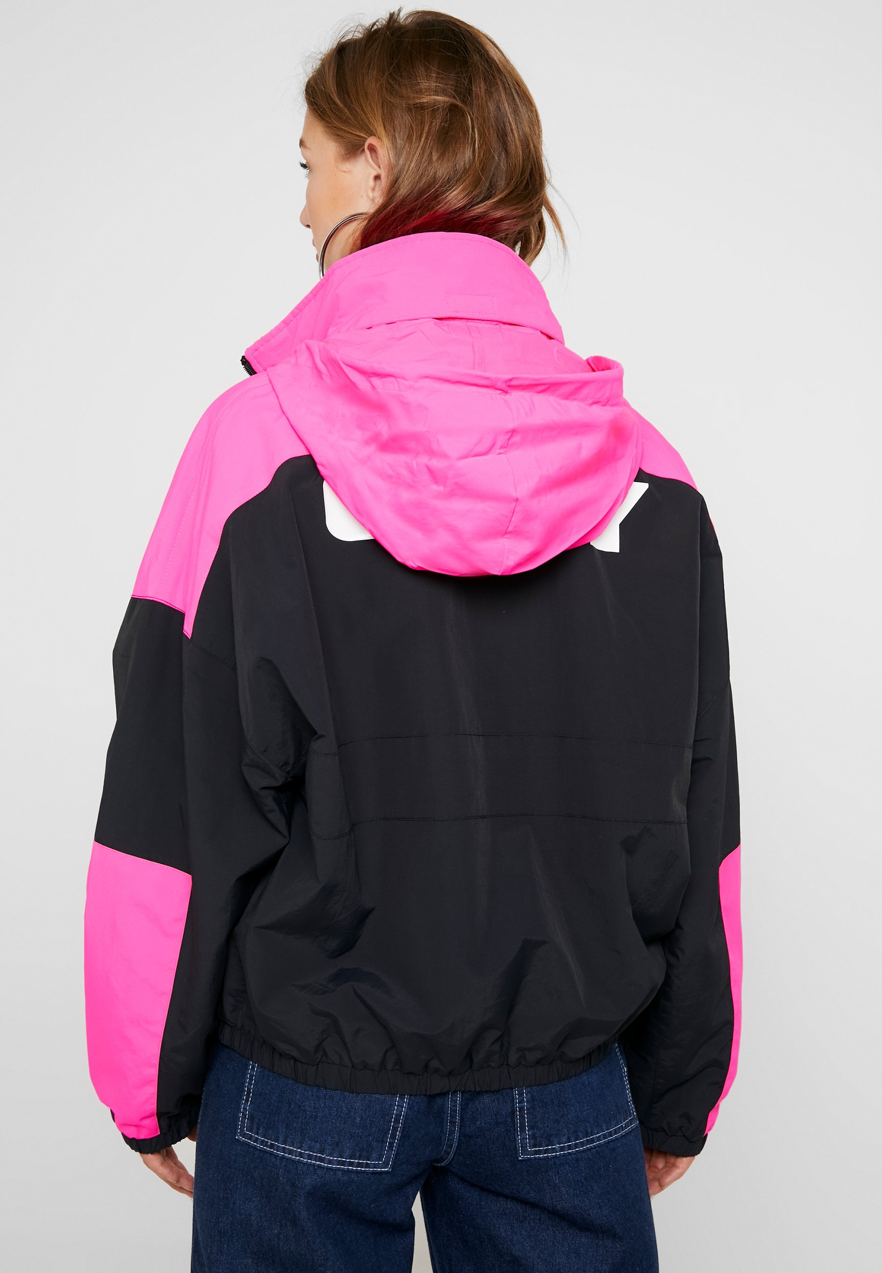 obey pink jacket