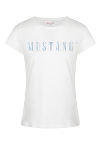 Mustang ALEXIA C LOGO 4ER PACK - T-shirt print - white