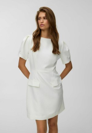 Vero Moda DRESS VMAGNES SHORT DRESS - Robe fourreau - snow white