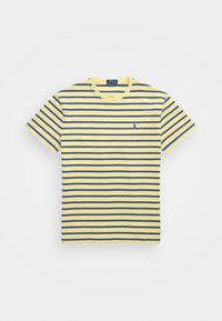 CUSTOM SLIM FIT STRIPED JERSEY T-SHIRT - T-shirt estampada - wicket yellow/old royal