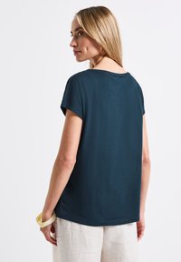 Street One MIT FOLIEN-WORDING - Print T-shirt - türkis