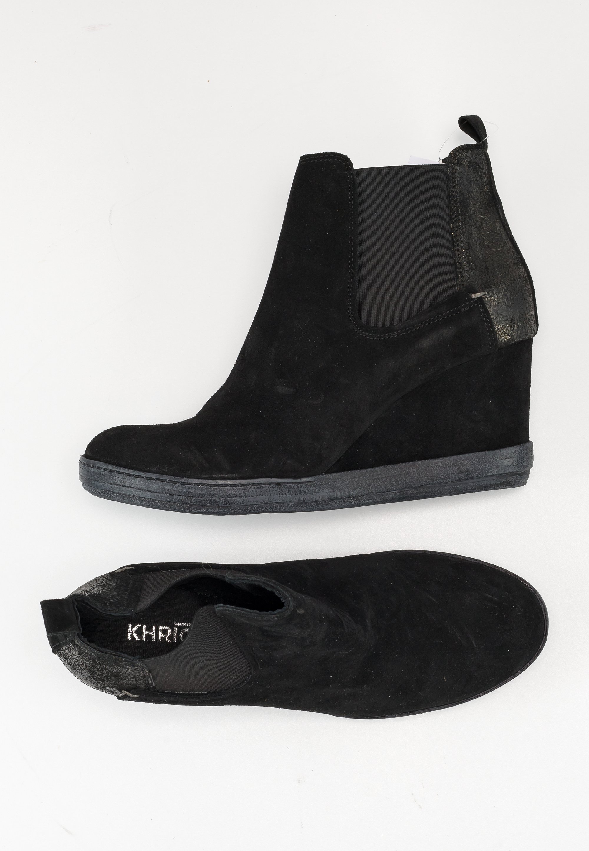 Gabor Enkellaarsjes met sleehak black/zwart (Pre-owned