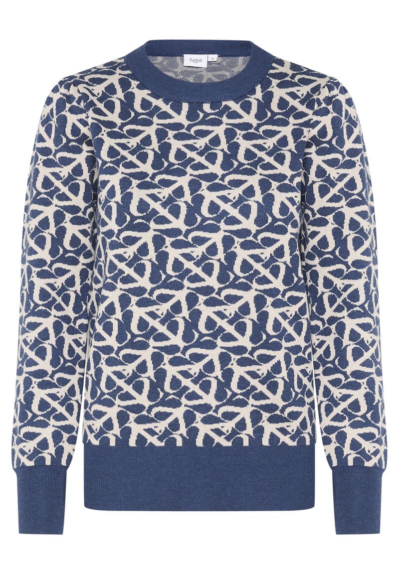 Saint Tropez SZZICO LS - Jumper - titan st feu/dark blue - Zalando.ie