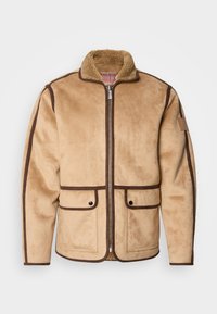 Scotch & Soda JACKET - Chaqueta de cuero sintético - tannin