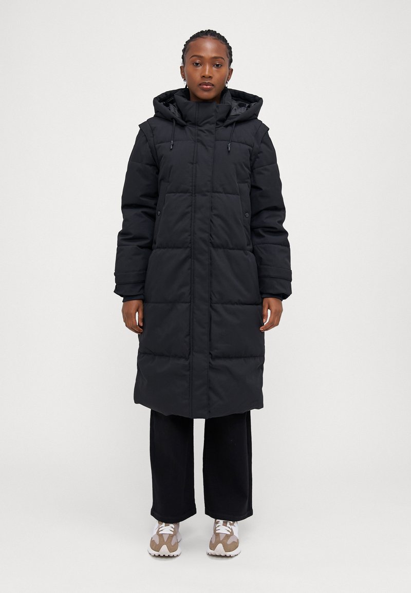 Vero Moda Petite VMMARGARET LONG COAT - Ziemas mētelis - black