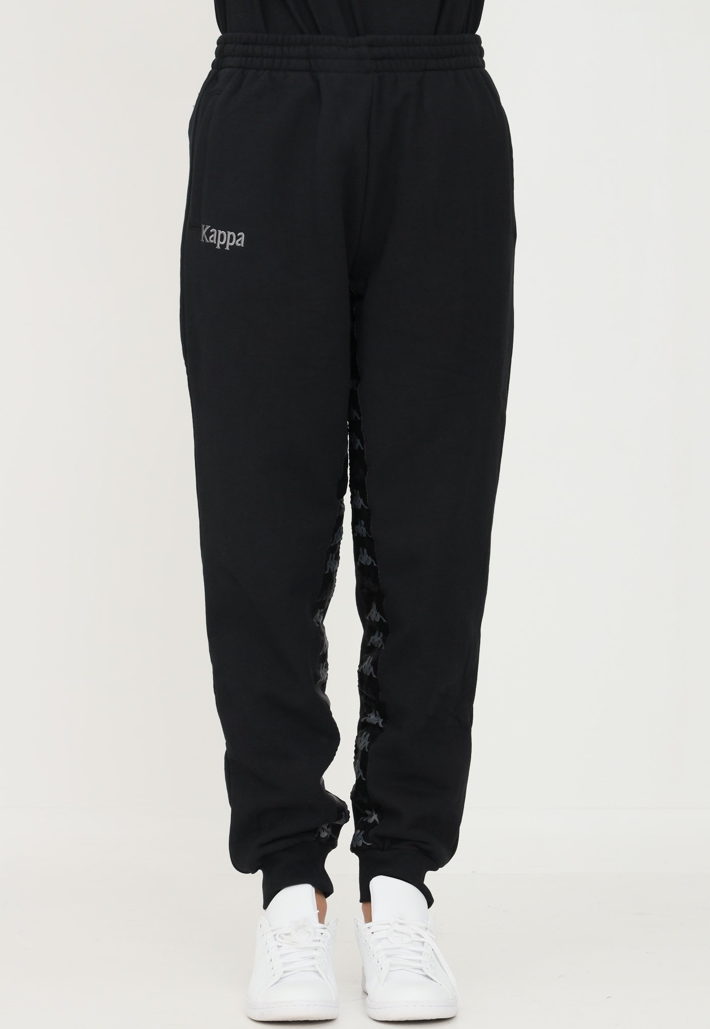 Kappa Pantaloni sportivi - black/nero - Zalando.it