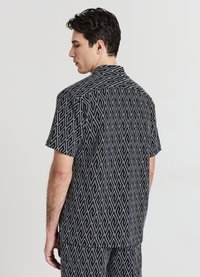 Calliope FANTASIA GEOMETRICA - Camicia - var blu navy