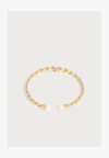 ROPE PEARL CUFF - Βραχιόλι - gold-coloured/white