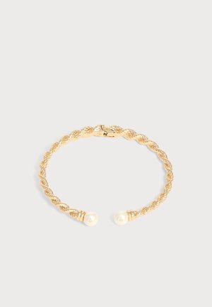 Lauren Ralph Lauren, ROPE PEARL CUFF - Βραχιόλι - gold-coloured/white