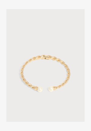 Lauren Ralph Lauren, ROPE PEARL CUFF - Βραχιόλι - gold-coloured/white