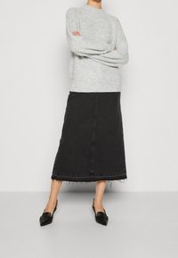 Anna Field Stickad tröja - mottled grey