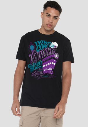 Cotton Soul, HARRY POTTER THE KNIGHT BUS - Print T-shirt - black