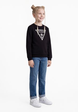 Guess JUNIOR ACTIVEWEAR CORE - Melegítőfelső - jet black