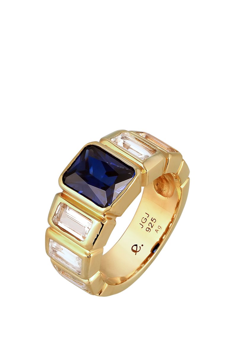 Elli CHUNKY SHINING TOPAS - Ring - gold-coloured/goldfarben - Zalando