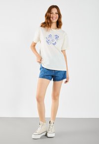 Even&Odd T-shirt imprimé - egret