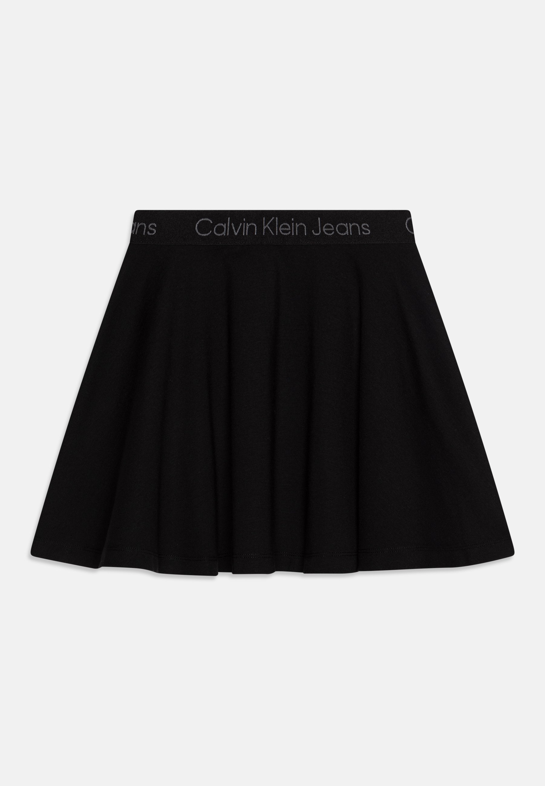 Calvin Klein Jeans PUNTO TAPE A LINE SKIRT Minigonna black