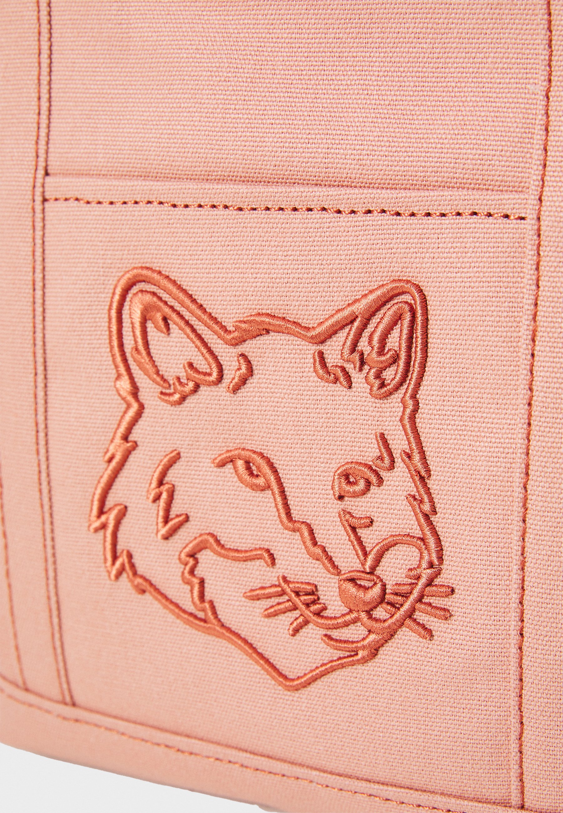 MAISON KITSUNE● Unisex Fox Head Large Tote Porcelaine Pink フォックスヘッド ラージ トート | Maison Kitsuné