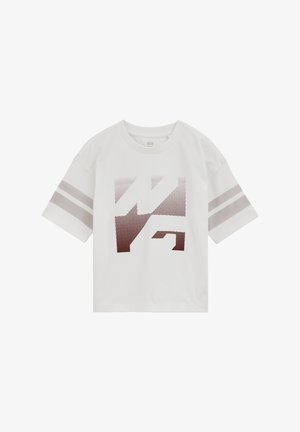 WE Fashion, Trükipildiga T-särk - white
