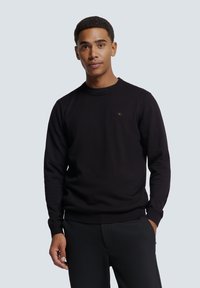 NO EXCESS TIMELESS TWO TONE  - Strickpullover - black