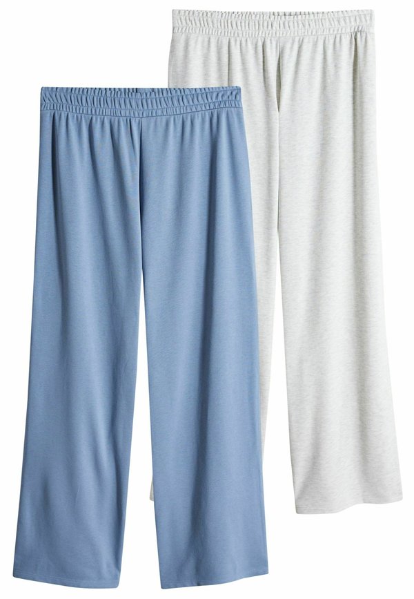 REGULAR FIT-LOOPBACK WIDE LEG JOGGERS - Jogginghose