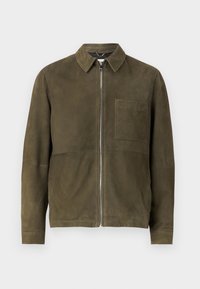 JERSON - Leather jacket - green