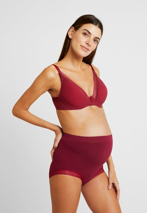 MILK MATERNITY SEAMLESS  - Briefs - burgundy4