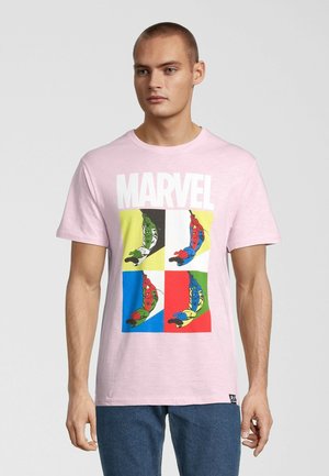 MARVEL SPIDER-MAN POP ART  - T-shirt med print - pink