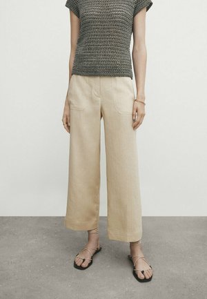 Massimo Dutti Pantalon classique - sand
