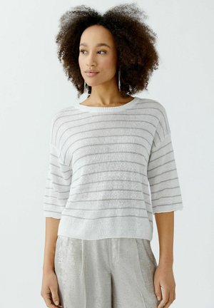 Print T-shirt - white black