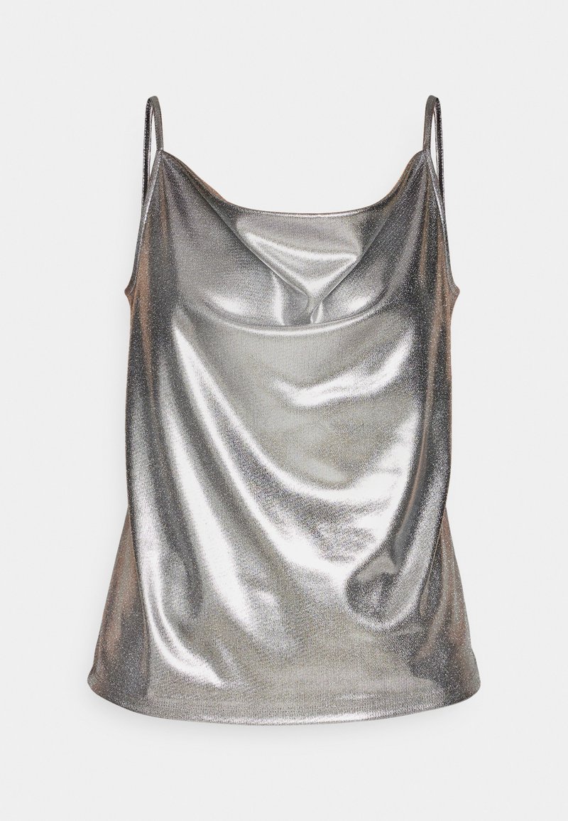 Only Top zilverkleurig Only Top zilverkleurig