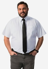 BOSTON PARK HALBARM KENTKRAGEN - Skjorta - snow white