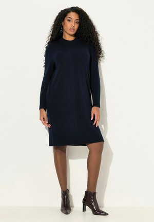 TEXTURED - Robe pull - dark blue
